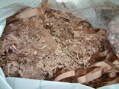 Scrap copper scraps